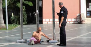 Madde bağımlısı korkuttu