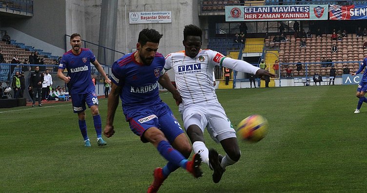 Vagner yok, gol de yok. K.Karabükspor 1-0 A.Alanyaspor