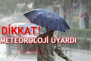 Alanya için şiddetli yağış uyarısı