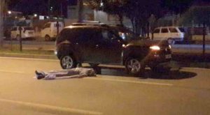 “Otomobil çarptı, cip üstünden geçti”