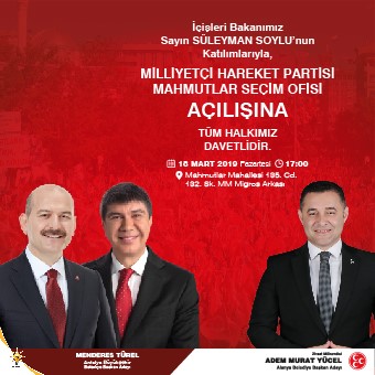 “Bakan Soylu Yarın Alanya’da”