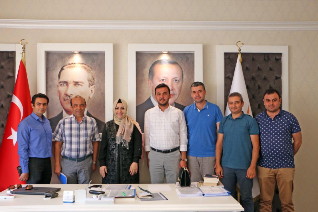 Hastane yönetiminden Vekil Çelik’e brifing..