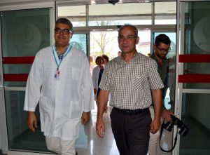 İlk ziyaret Rektör Pınarbaşı’ndan..