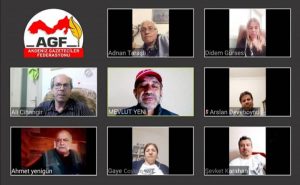 AKDENİZ GAZETECİLER FEDERASYONU ONLİNE TOPLANDI