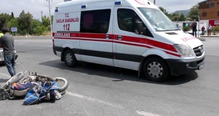 MOTOR KAZASINDA 1 YARALI