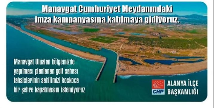 ALANYA CHP’DEN ÇEVRE DOSTLARINA ÇAĞRI