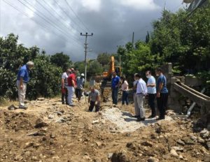 KESTEL’E KANALİZASYON HATTI