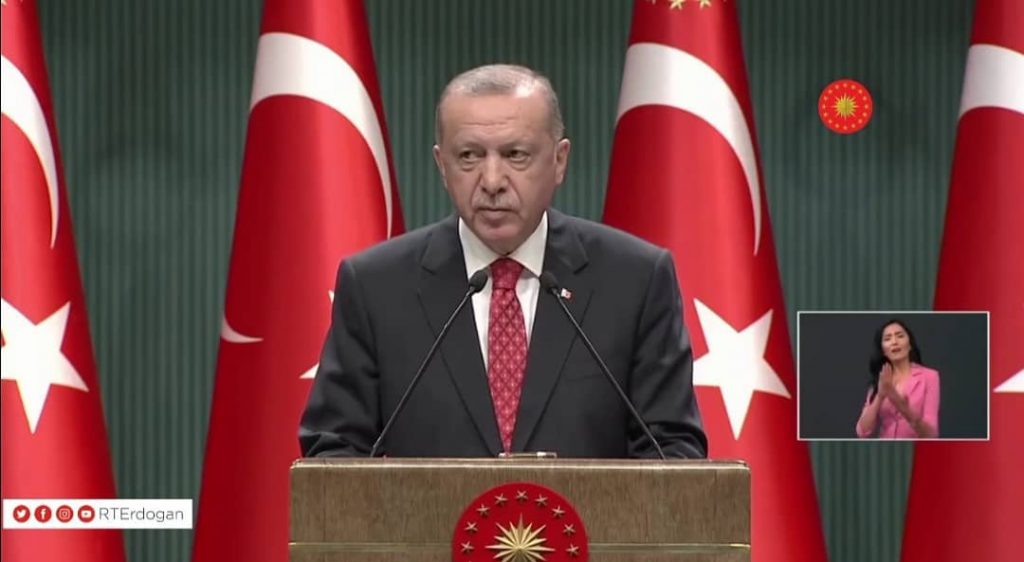 BAŞKAN ERDOĞAN KABİNE SONRASI AÇIKLAMA YAPTI