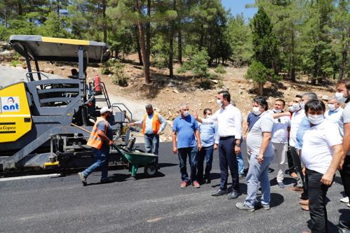 BAŞKAN TOKLU; KUŞYUVASI’NDA ÇALIŞMALARI İNCELEDİ