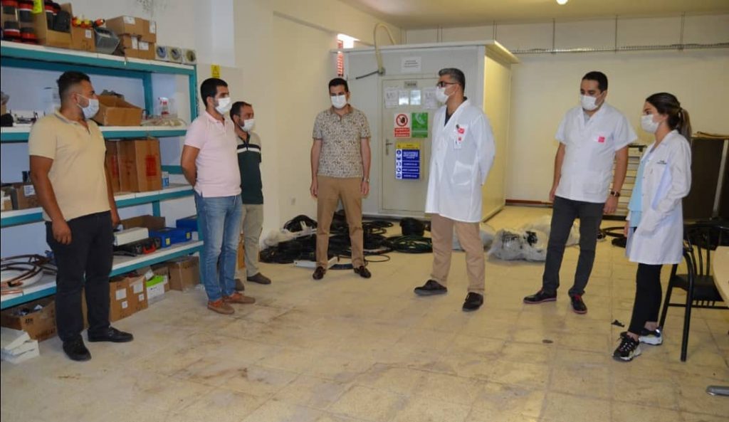 BAŞHEKİM TEKNİK EKİBE TEŞEKKÜR ETTİ