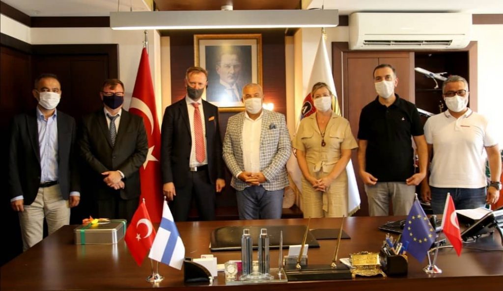 BÜYÜKELÇİ ARİ MAKİ’DEN BAŞKAN ŞAHİN’E ZİYARET