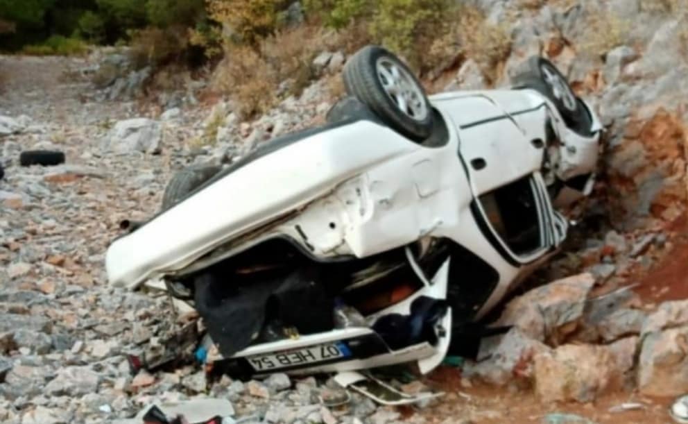 ALANYA’DA FECİ KAZA 1 ÖLÜ 1 YARALI