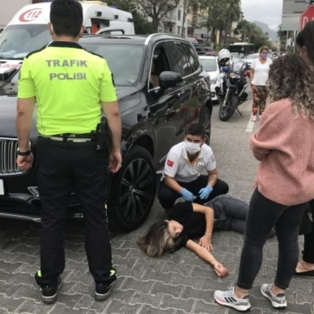 CİP’İN ÇARPTIĞI BİSİKLETTE 1 YARALI