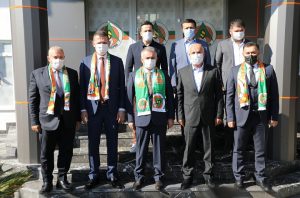 VALİ YAZICI’DAN ALANYASPOR KULÜBÜNE ZİYARET