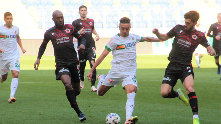 ALANYASPOR’A 1 GOL YETMEDİ