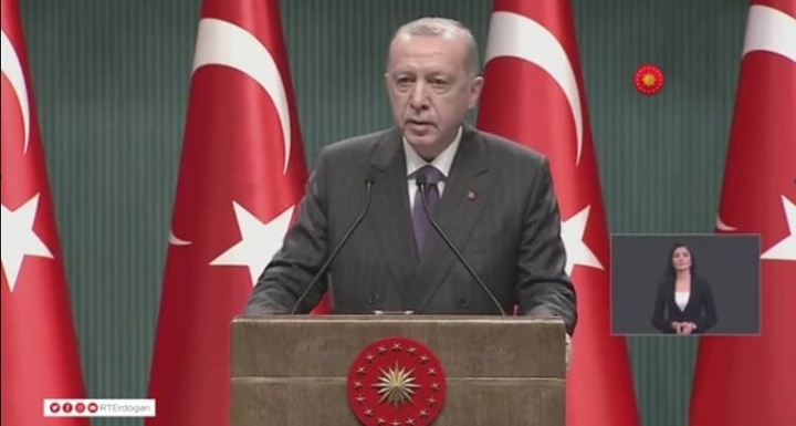 BAŞKAN ERDOĞAN AÇIKLAMA YAPTI