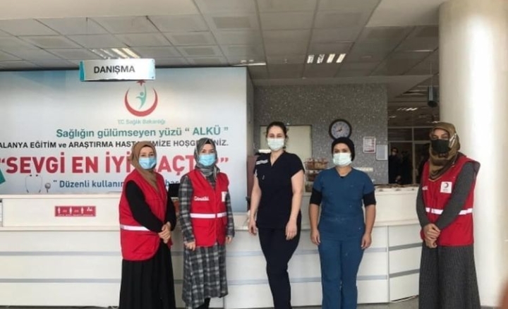 KIZILAY’DAN MORAL ZİYARETİ