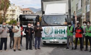 ALANYA’LI HAYIRSEVERLERİN YARDIMI YOLA ÇIKTI