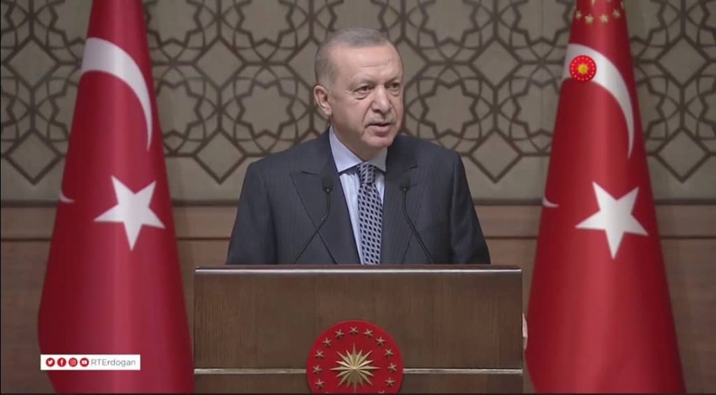 BAŞKAN ERDOĞAN ÖDÜL TÖRENİNDE KONUŞTU