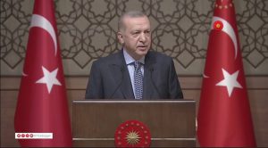 BAŞKAN ERDOĞAN ÖDÜL TÖRENİNDE KONUŞTU