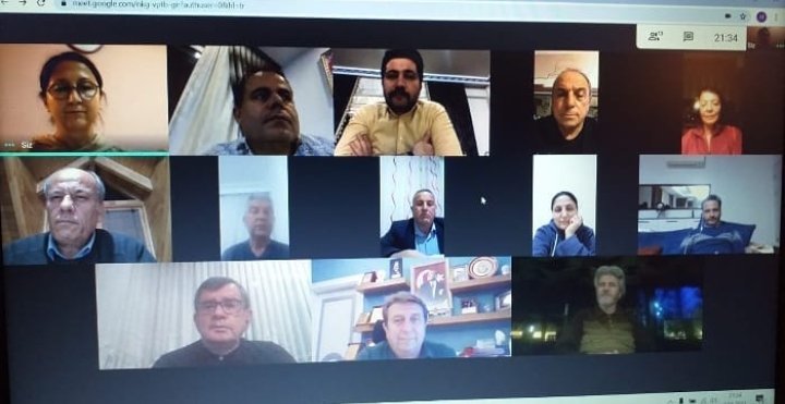 CHP TOPLANTILARINI TELE KONFERANS İLE YAPIYOR