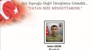 TUZAK MAYIN SONUCU YARALANAN KAHRAMAN ŞEHİT OLDU