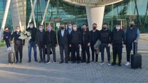 ALANYASPOR KAFİLESİNİ KAYMAKAM HARPUTLU KARŞILADI