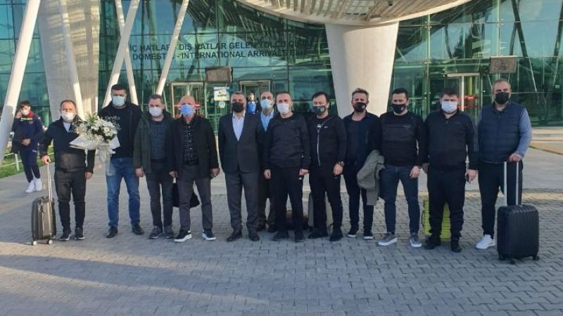 ALANYASPOR KAFİLESİNİ KAYMAKAM HARPUTLU KARŞILADI