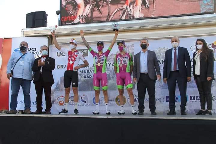 GRAND PRİX ALANYA YOL BİSİKLET YARIŞI’NI DAVİDE GABBURO KAZANDI