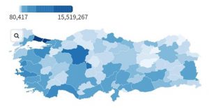 TÜRKİYE ‘NİN NÜFUSU BELLİ OLDU