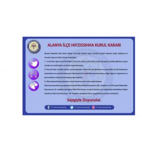 KORONA ALANYA’DA OKUL KAPATTIRDI