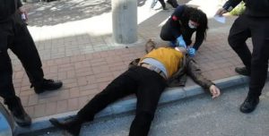 ALANYA’DA KADINA ŞİDDETE MEYDAN DAYAĞI