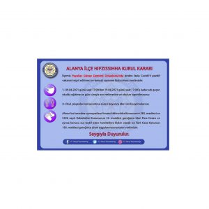 ALANYA’DA KARANTİNA UYGULANMAYAN OKUL KALMAYACAK