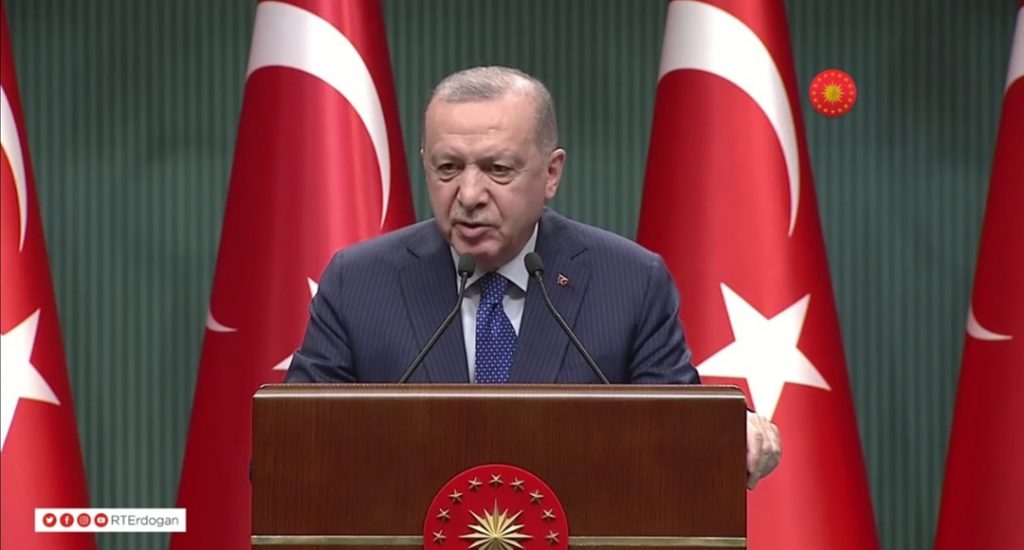 BAŞKAN ERDOĞAN;”BU İŞİN MERKEZİNDE ANA MUHALEFET VAR”