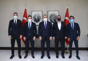 ALANYASPOR’DAN BAKAN ÇAVUŞOĞLU’NA ZİYARET