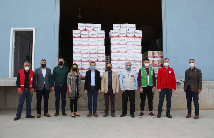 ALANYA MÜSİAD’TAN İHTİYAÇ SAHİPLERİ İÇİN KOLİLER HAZIR