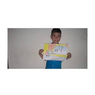 ALANYA’NIN GURURU MİNİK RESSAM EYMEN