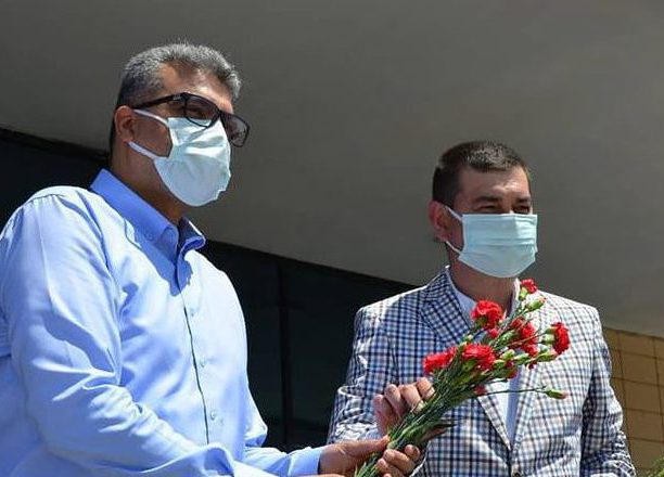 TÜRKDOĞAN, SAĞLIKÇILARI ZİYARET ETTİ