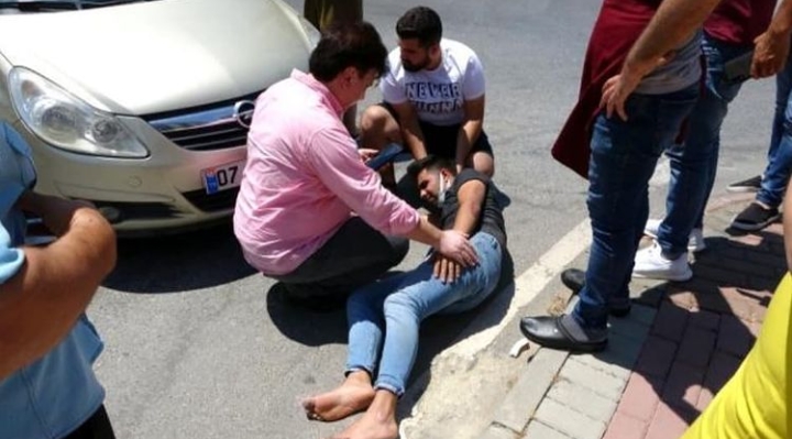 TEDBİRSİZ SÜRÜCÜ KAZAYI UCUZ ATLATTI