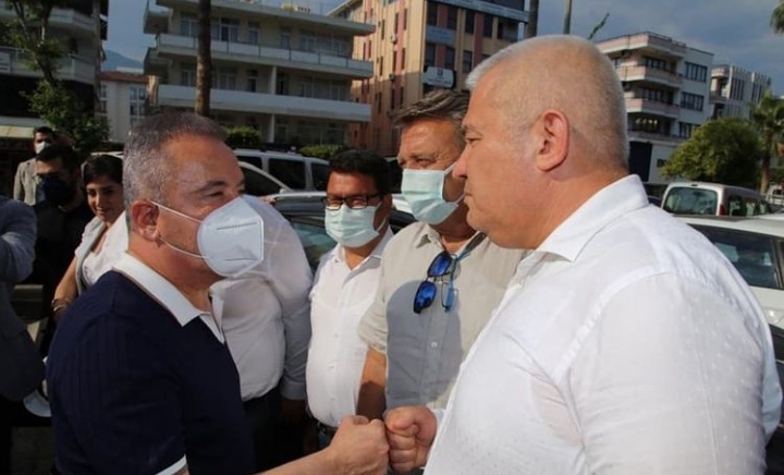 BAŞKAN BÖCEK’DEN ŞAHİN’E ZİYARET