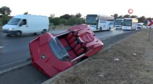 SÖZ DİNLEMEDİLER KAZA YAPTILAR