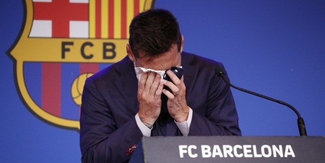 SÜPERSTAR MESSİ’DEN DUYGUSAL VEDA