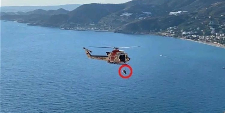 YARALI PARAŞÜTÇÜ BAŞARILI OPERASYONLA KURTARILDI