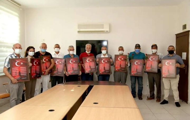 BAŞKAN ŞAHİN’DEN GAZİLERİ DUYGULANDIRAN ZİYARET