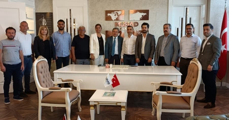 GELECEK PARTİSİNDEN MÜSİAD ALANYA’YA ZİYARET