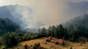 KEMER’DE ORMAN YANGINI DEVAM EDİYOR