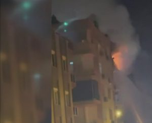 YANGIN KORKU DOLU ANLAR YAŞATTI