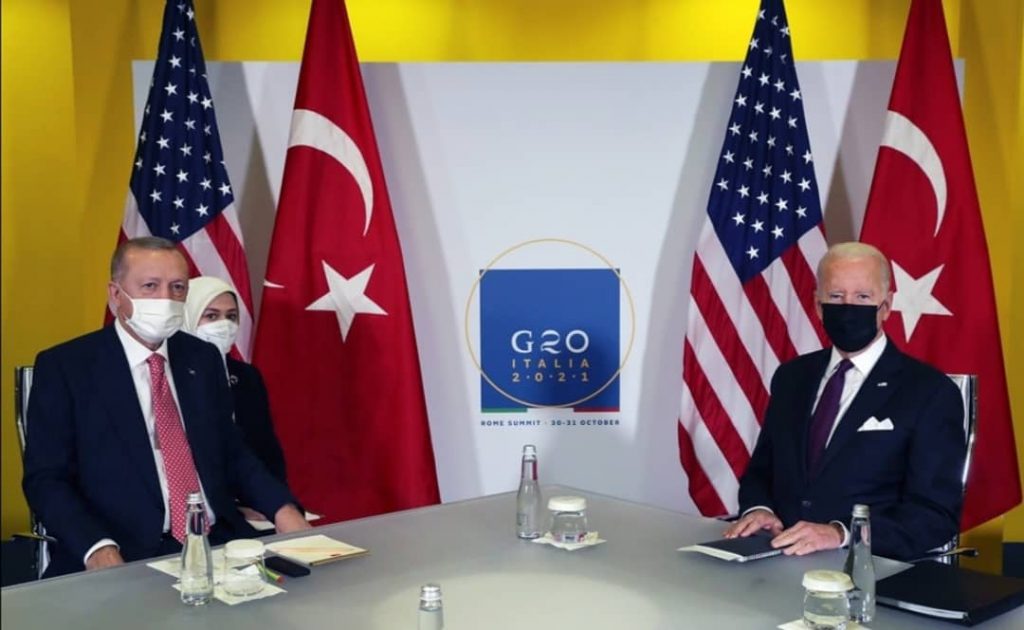 BAŞKAN ERDOĞAN ABD BAŞKANI İLE GÖRÜŞTÜ