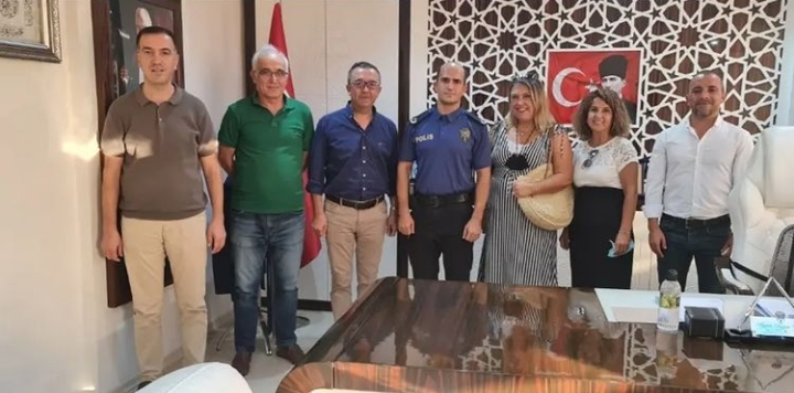 ALSİAD YÖNETİMİNDEN MÜDÜR PATAT’A HOŞ GELDİN ZİYARETİ