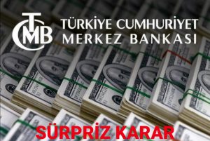 MERKEZ BANKASI SÜRPRİZ KARARLA FAİZİ YÜZDE 16’YA DÜŞÜRDÜ